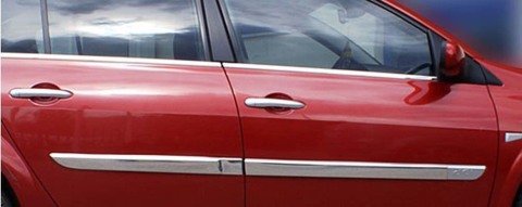 Renault Megane 2 Sedan Yan Kapı Çıtası Kromu Nikelajı