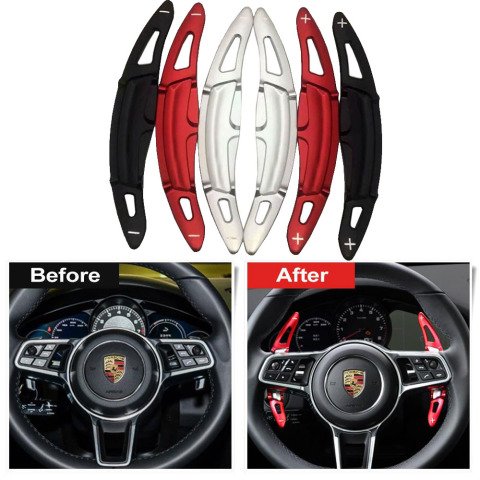 Porsche Cayenne F1 Vites Kulakçık Paddle Shift 2017 Sonrası Krom