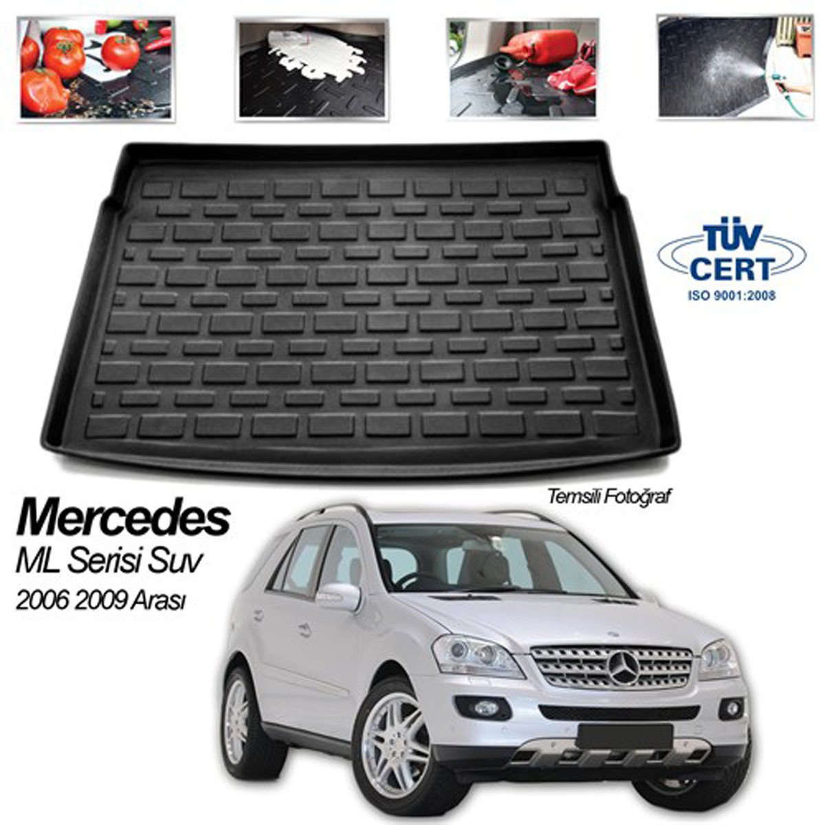 Mercedes ML W164 Bagaj Havuzu Paspası 2006-2009