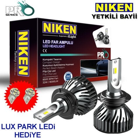 H7 Led Xenon Far Ampulü Yeni Nesil Pro Niken