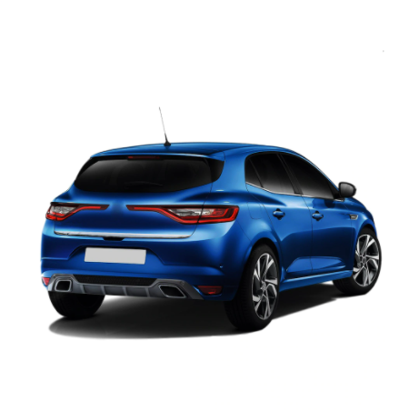 Renault Megane 4 Hb Cam Çıtası Krom Nikalejı  2017 Sonrası