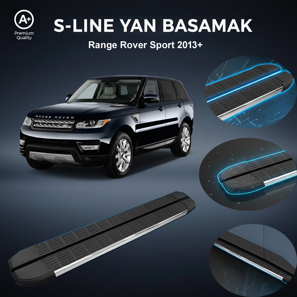 Range Rover Sport S-Line Premium Krom Yan Basamak 2013 Sonrası