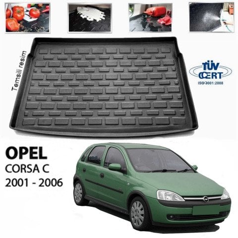 Opel Corsa C Bagaj Havuzu Paspası 2000-2006