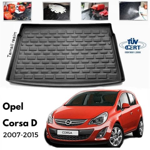 Opel Corsa D Bagaj Havuzu Paspası 2007-2014