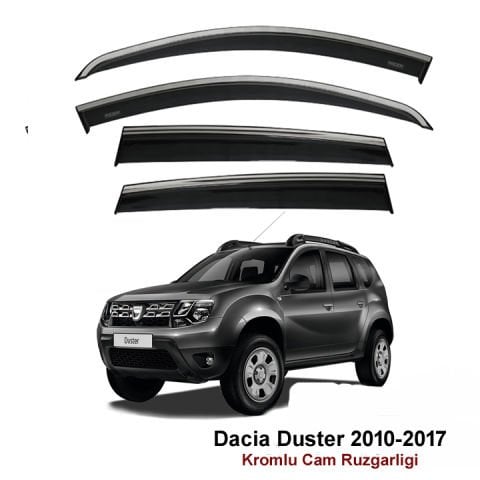 Dacia Duster Kromlu Cam Rüzgarlığı Niken 2010-2017 Arası