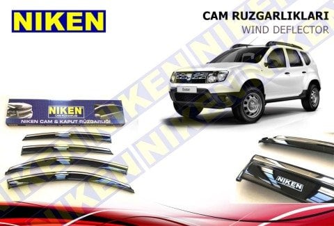 Dacia Duster Kromlu Cam Rüzgarlığı Niken 2010-2017 Arası