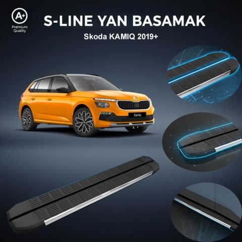 Skoda Kamiq S-Line Premium Krom Yan Basamak 2019 Sonrası