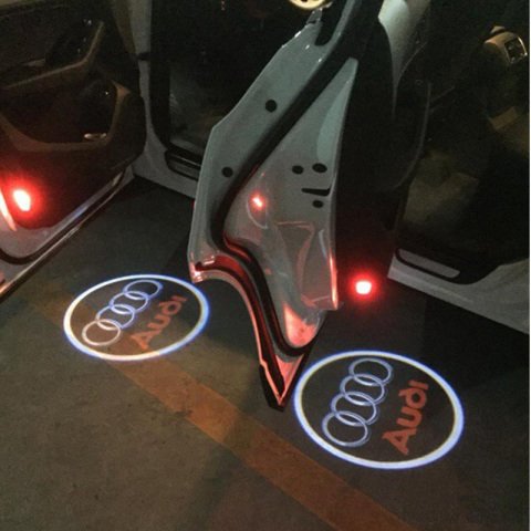 Audi A1 Kapı Altı Hayalet Logo Orjinal Lazer Led