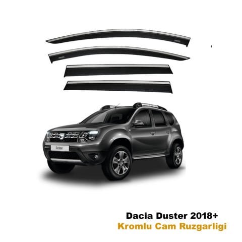 Dacia Duster Kromlu Cam Rüzgarlığı Niken 2018 Sonrası