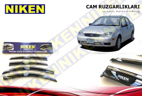 Ford Focus 2 Kromlu Cam Rüzgarlığı Niken 2005-2011