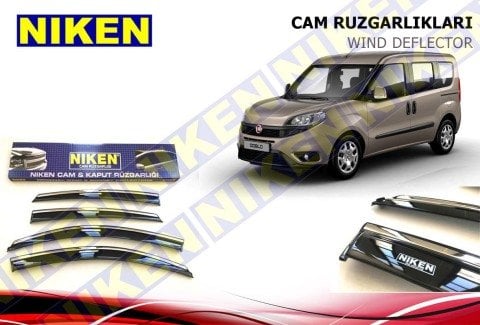 Fiat Doblo 2 Kromlu Cam Rüzgarlığı Niken 2010 Sonrası