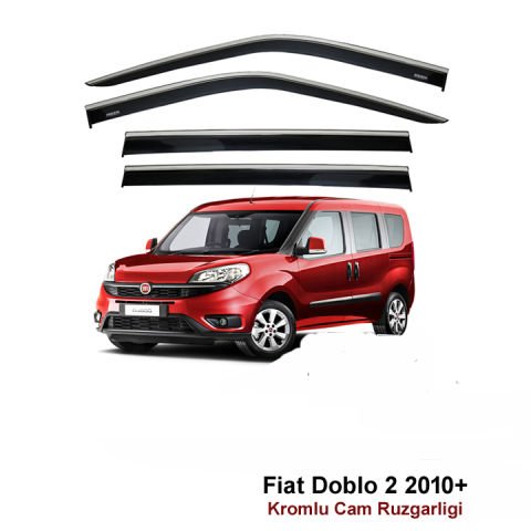Fiat Doblo 2 Kromlu Cam Rüzgarlığı Niken 2010 Sonrası
