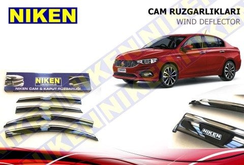 Fiat Egea Kromlu Cam Rüzgarlığı Niken 2016 Sonrası