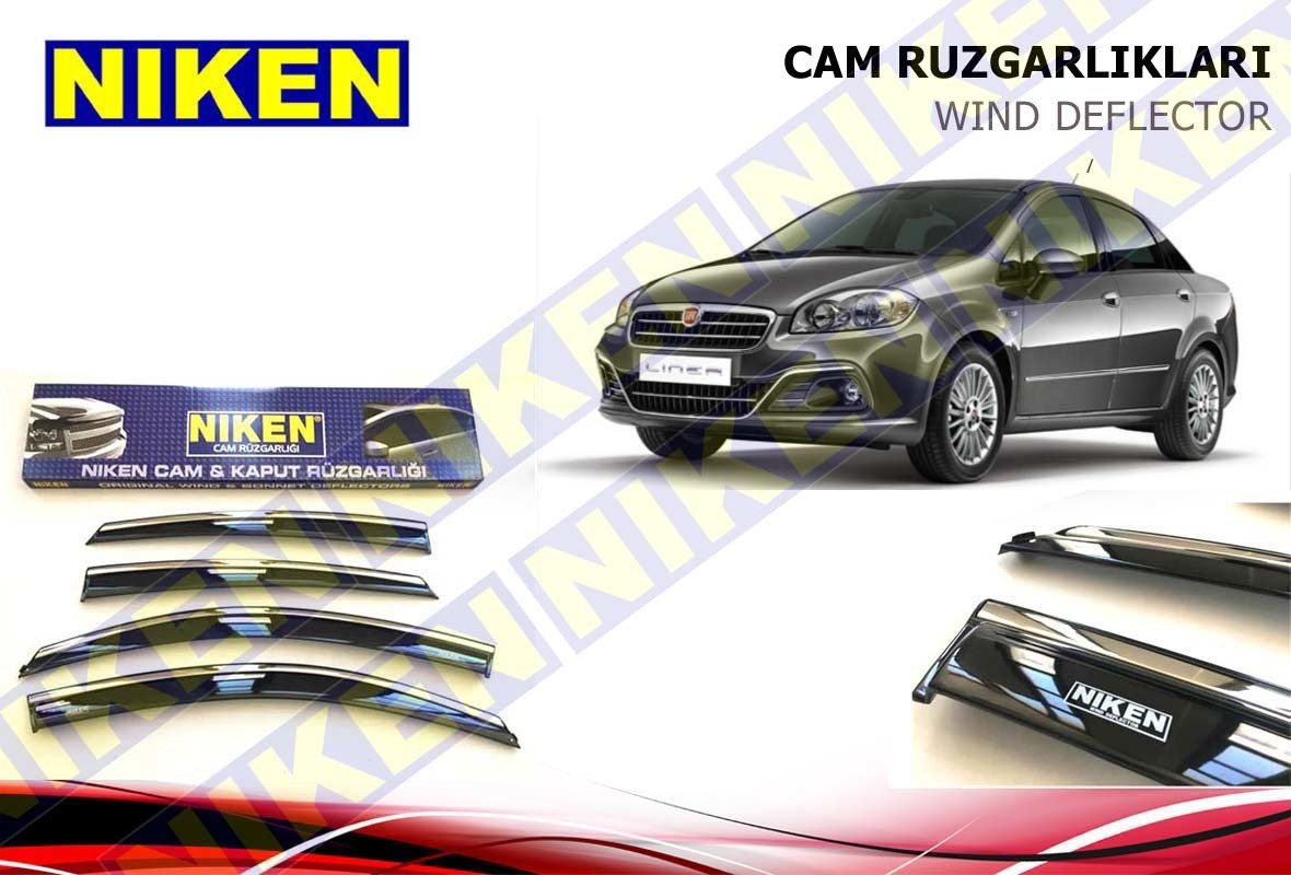 Fiat Linea Kromlu Cam Rüzgarlığı Niken