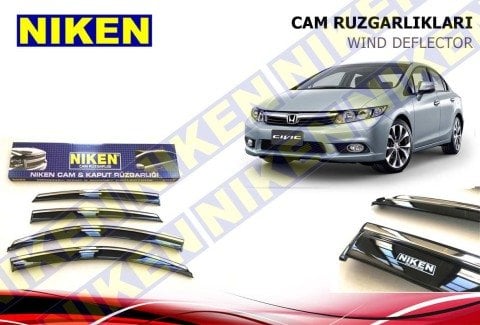 Honda Civic Fb7 Kromlu Cam Rüzgarlığı Niken 2012-2015