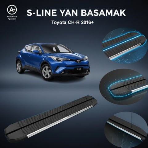 Toyota CHR S-Line Premium Krom Yan Basamak 2016 Sonrası
