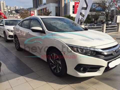 Honda Civic Fc5 Kromlu Cam Rüzgarlığı Niken 2016 Sonrası