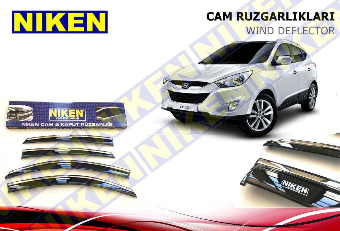 Hyundai ix35 Kromlu Cam Rüzgarlığı Niken