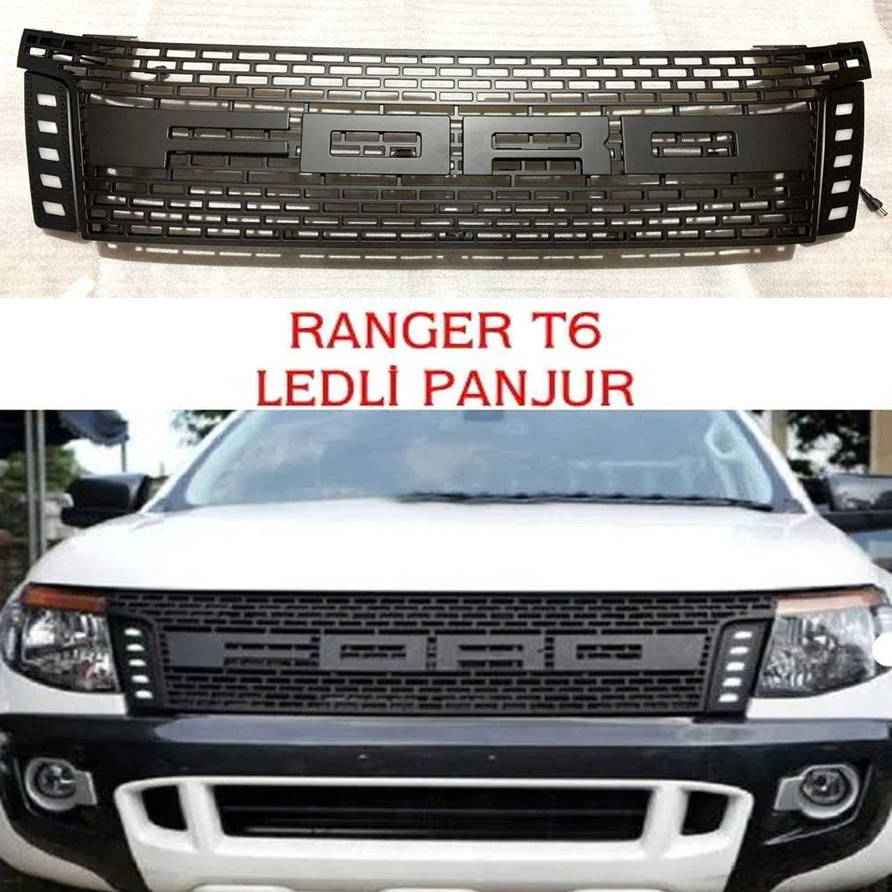 Frd Ranger T6 Ön Panjur Izgara Ledli 2012-2015