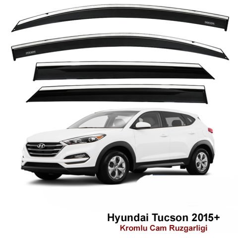 Hyundai Tucson Kromlu Cam Rüzgarlığı Niken 2015 Sonrası