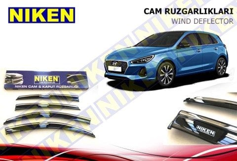 Hyundai i30 Kromlu Cam Rüzgarlığı Niken 2017 Sonrası