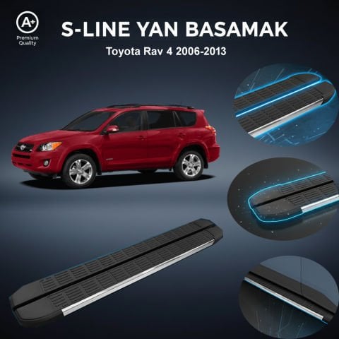 Toyota RAV-4 S-Line Premium Krom Yan Basamak 2006-2013