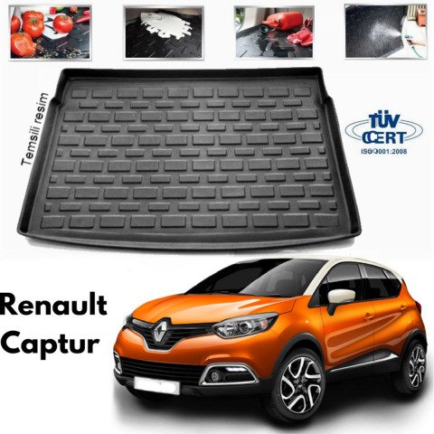 Renault Captur Bagaj Havuzu Paspası