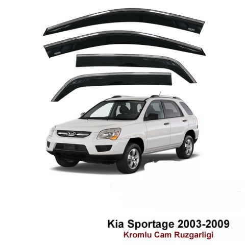 Kia Sportage Kromlu Cam Rüzgarlığı Niken 2003-2009