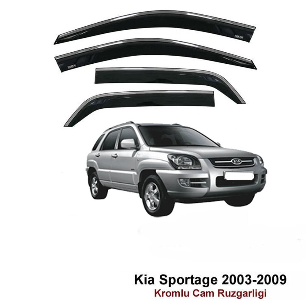 Kia Sportage Kromlu Cam Rüzgarlığı Niken 2003-2009