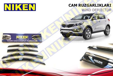 Kia Sportage Kromlu Cam Rüzgarlığı Niken 2010-2015