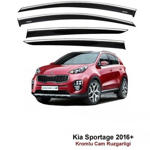 Kia Sportage Kromlu Cam Rüzgarlığı Niken 2016 Sonrası