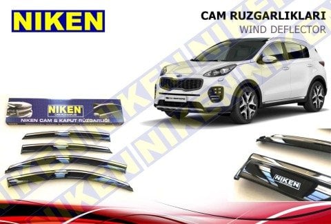 Kia Sportage Kromlu Cam Rüzgarlığı Niken 2016 Sonrası