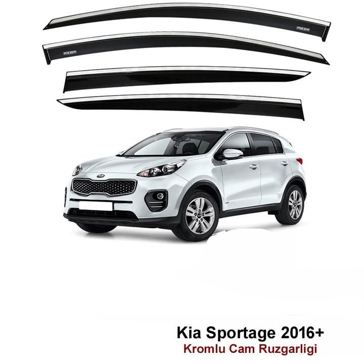 Kia Sportage Kromlu Cam Rüzgarlığı Niken 2016 Sonrası