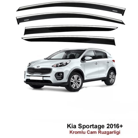 Kia Sportage Kromlu Cam Rüzgarlığı Niken 2016 Sonrası