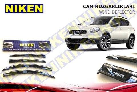 Nissan Qashqai Kromlu Cam Rüzgarlığı Niken 2006-2013