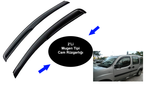Citroen Nemo Mugen Cam Kenar Rüzgarlığı 2012
