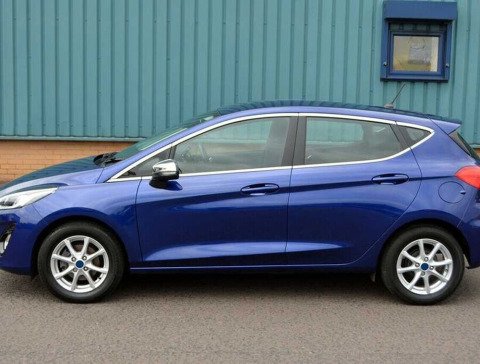 Ford Fiesta Cam Çıtası Kromu Nikelaj Komple 2018 Sonrası