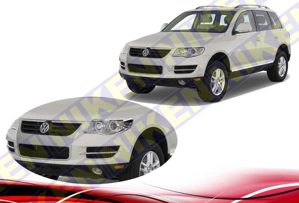 Volkswagen Touareg Far Çerçevesi Kromu Nikelajı  2008 Sonrası