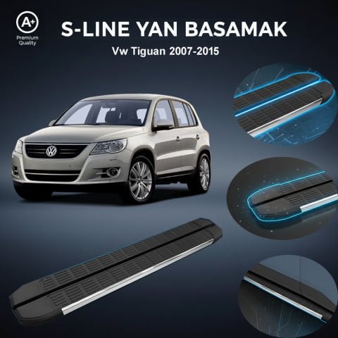 VW Tiguan S-Line Premium Krom Yan Basamak 2007-2015