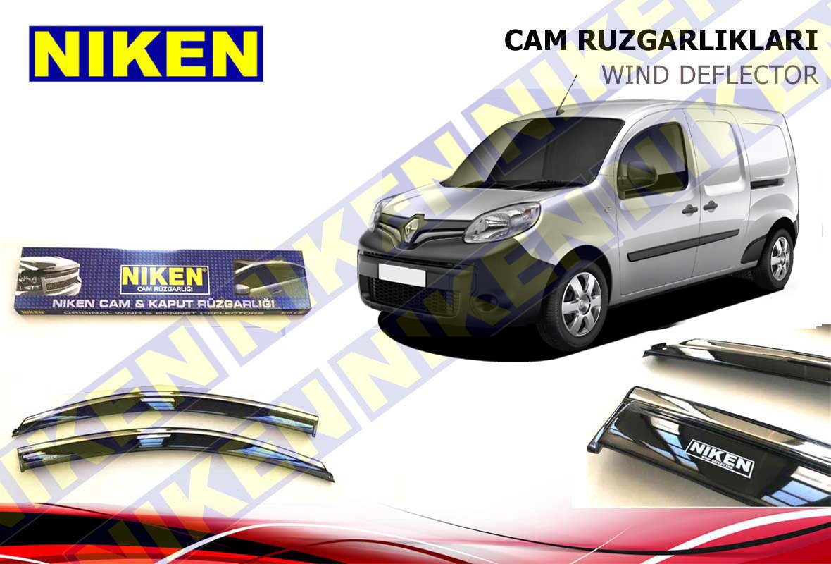 Renault Kangoo 2 Kromlu Cam Rüzgarlığı Niken 2li