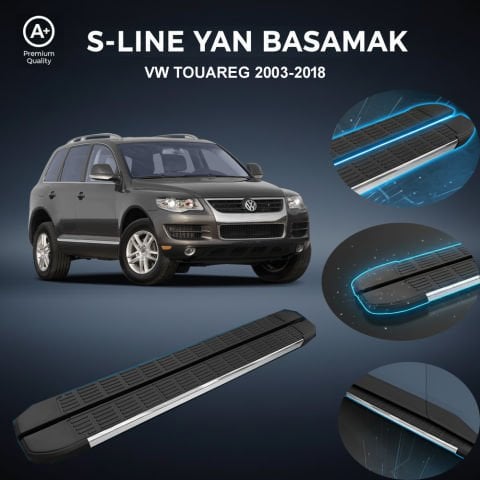 VW Touareg S-Line Premium Krom Yan Basamak 2003-2018