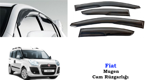 Fiat Doblo 2 Mugen Cam Kenar Rüzgarlığı 2010-