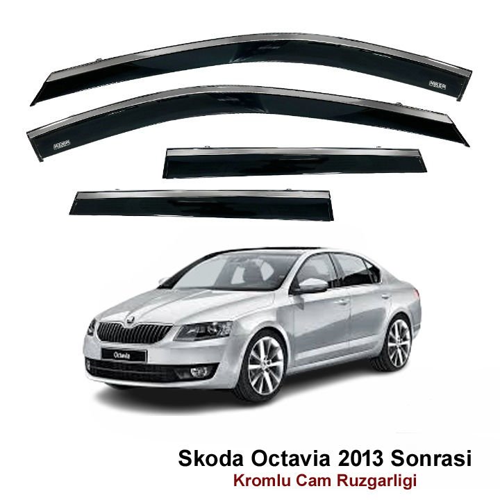 Skoda Octavia Kromlu Cam Rüzgarlığı Niken 2013 Sonrası