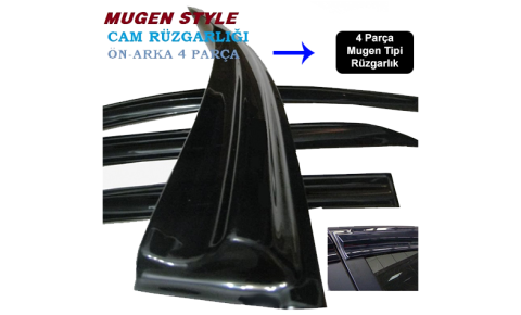 Ford Focus 3 Mugen Cam Kenar Rüzgarlığı 2011-