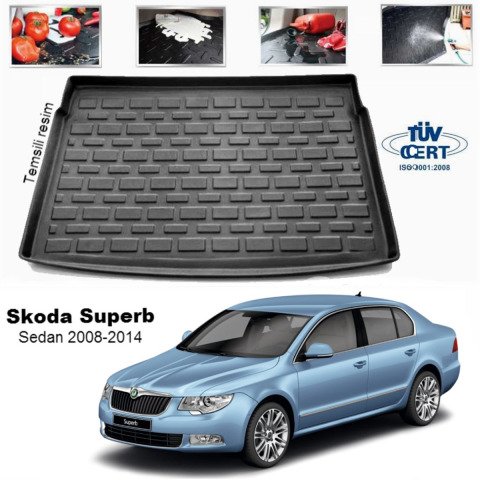 Skoda Super B Bagaj Havuzu Paspası 2008-2014