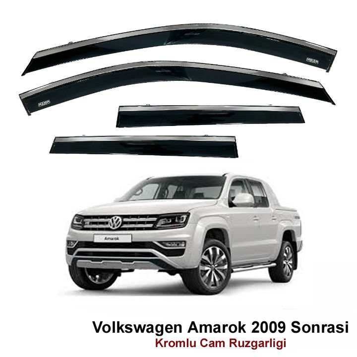 Volkswagen Amarok Kromlu Cam Rüzgarlığı Niken