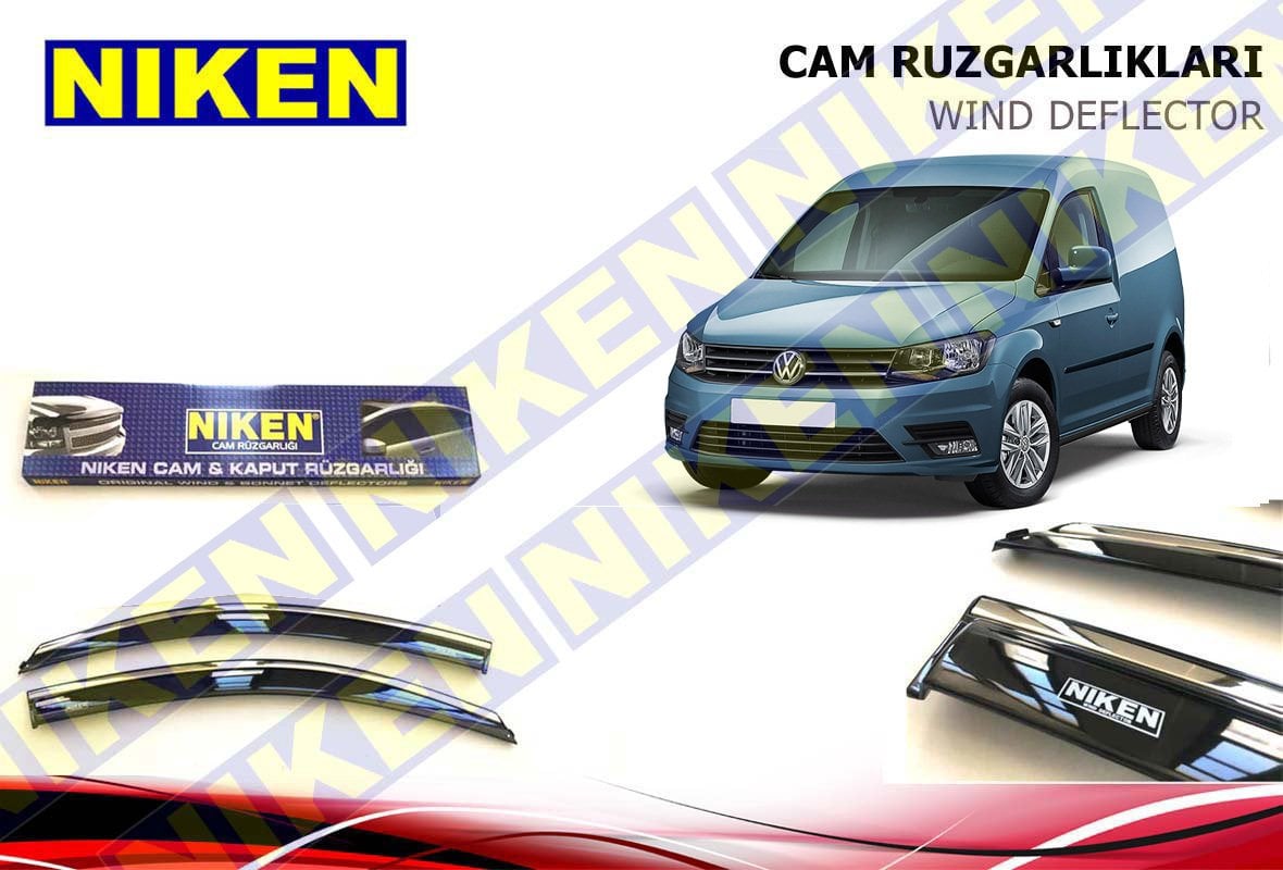 Volkswagen Caddy Kromlu Cam Rüzgarlığı Niken