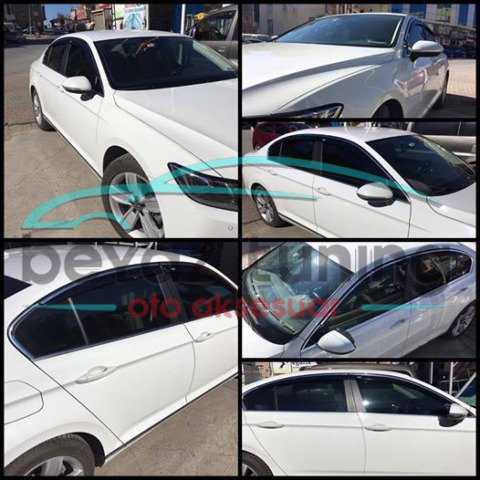 Volkswagen Passat B8 Kromlu Cam Rüzgarlığı Niken