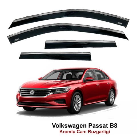 Volkswagen Passat B8 Kromlu Cam Rüzgarlığı Niken