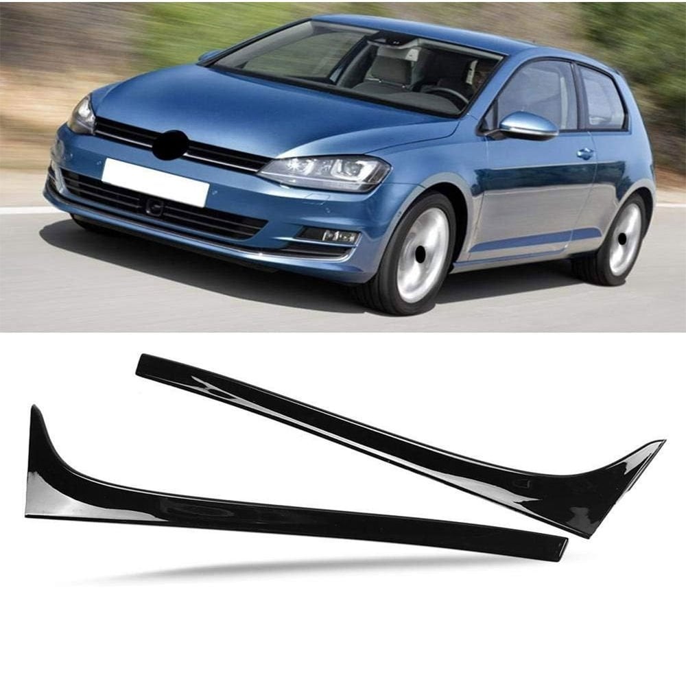 Volkswagen Golf 6 Spoiler Kenar Çıtası Parlak Siyah